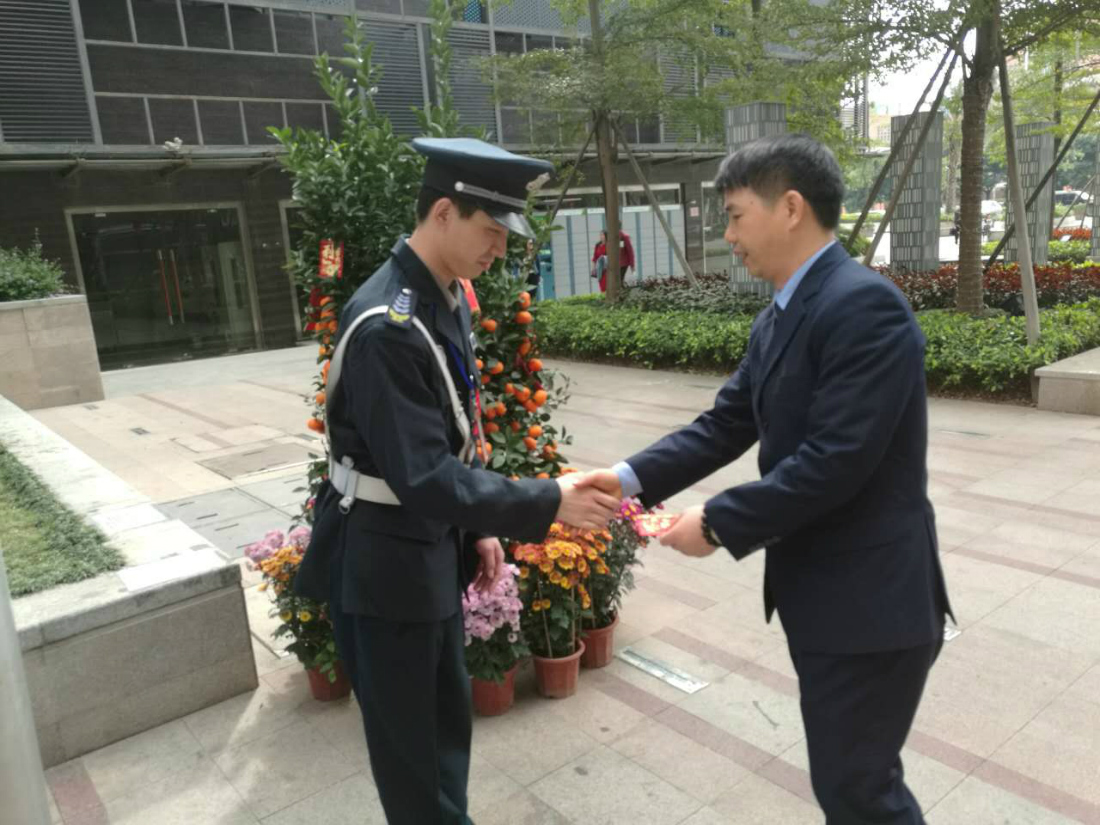 新年送溫暖,公司領導慰問堅守崗位一線員工